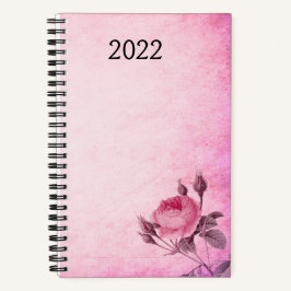 Valentinstag Rose Notizbuch