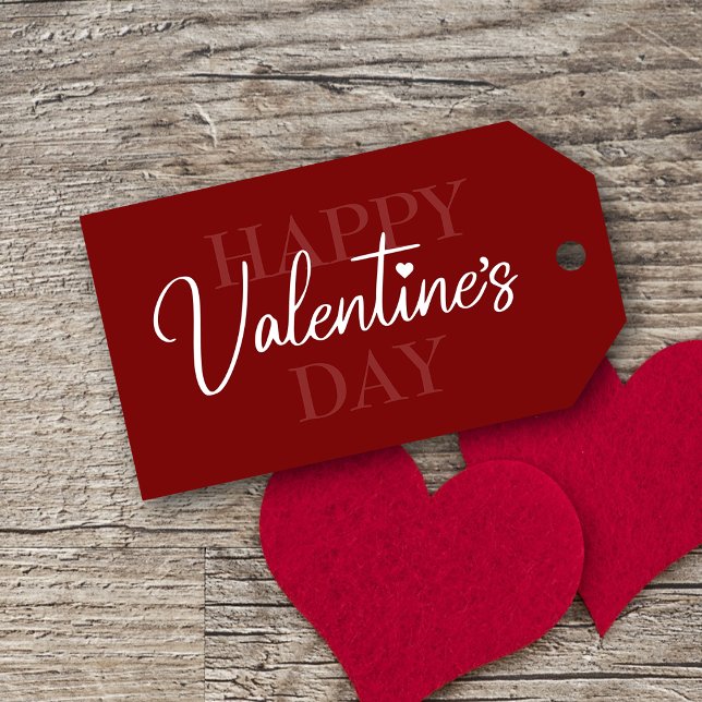 Valentinstag Rot Geschenkanhänger (Add charm to your gifts with red Valentine tags—romantic, stylish, and perfect for any loved one!)