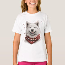 Valentinstag Samojede Hund