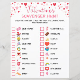 Valentinstag Scavenger Jagdspiel