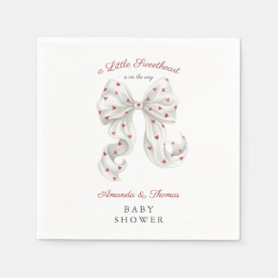 Valentinstag-Schatz-Baby-Party Serviette