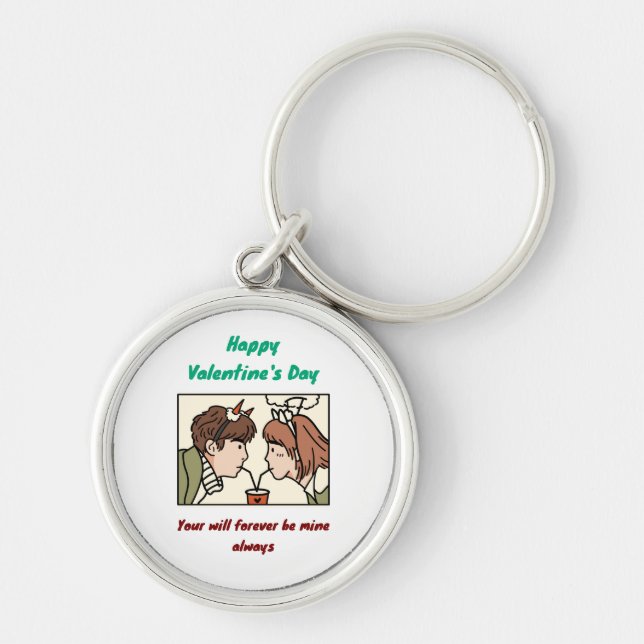 Valentinstag Schlüsselanhänger (Vorne)