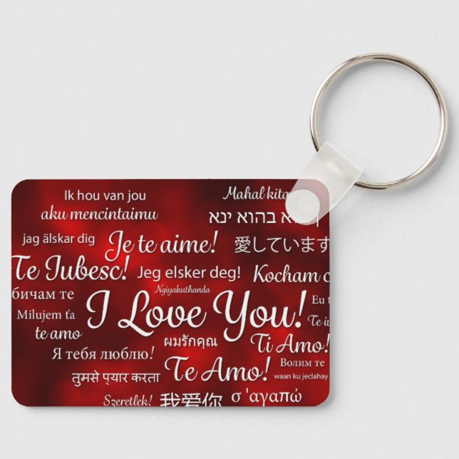 Valentinstag Schlüsselanhänger (Vorderseite)