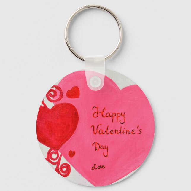 Valentinstag Schlüsselanhänger (Vorderseite)
