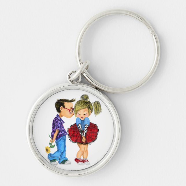 Valentinstag Schlüsselanhänger Geschenk Romantisch (Vorne)