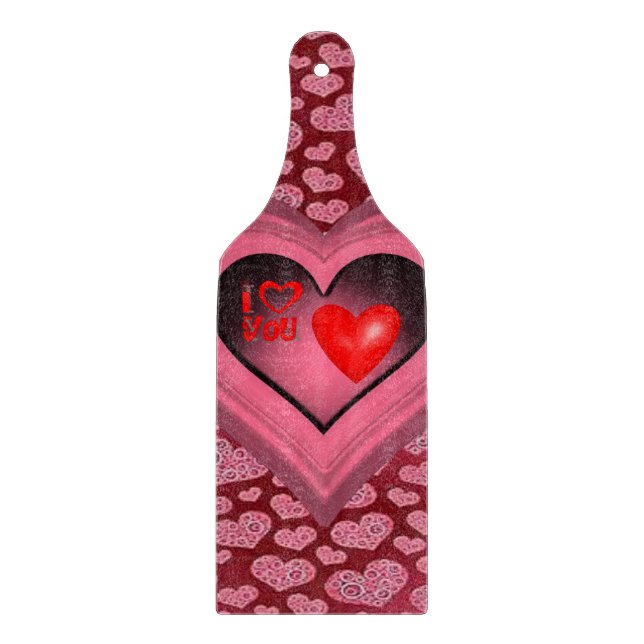 Valentinstag Schneidebrett (Vorderseite)