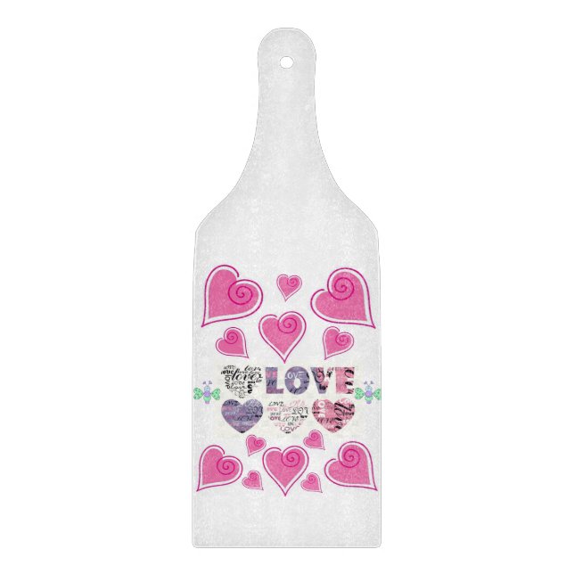 Valentinstag Schneidebrett (Vorderseite)