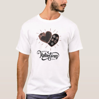 Valentinstag Schokoladenkiste | Happy Valentine T-Shirt
