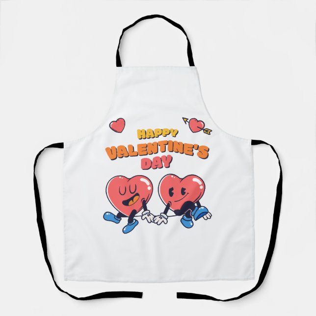 Valentinstag Schürze (Vorderseite)