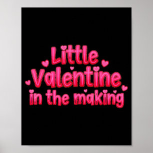 Valentinstag Schwangerschaftsankündigung Little Va Poster
