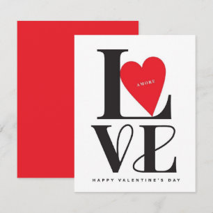 Valentinstag Sei mein Valentinstag-Grußkarte Mitteilungskarte