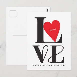 Valentinstag Sei mein Valentinstag-Grußkarte Postkarte