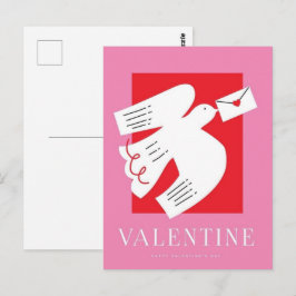 Valentinstag  Sei mein Valentinstag-Grußkarte Postkarte