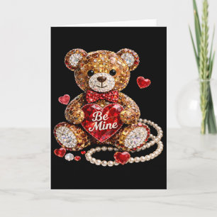 Valentinstag sei mein Vintage Coquette Karte