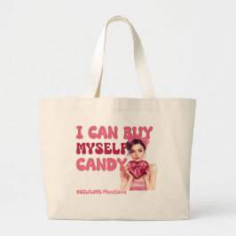 Valentinstag Selbst-Liebe Jumbo Stoffbeutel