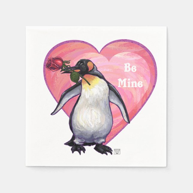 Valentinstag Serviette (Vorderseite)