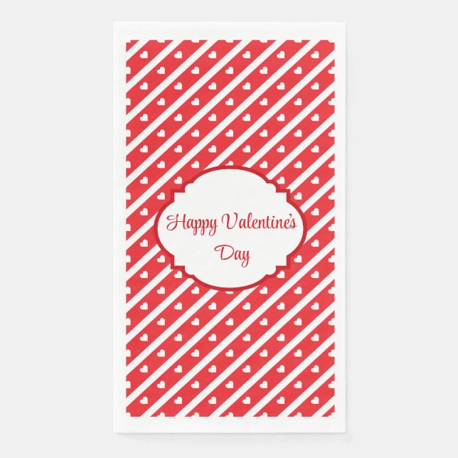 Valentinstag  serviette (Vorderseite)