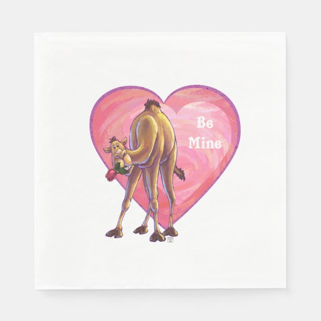 Valentinstag Serviette (Vorderseite)