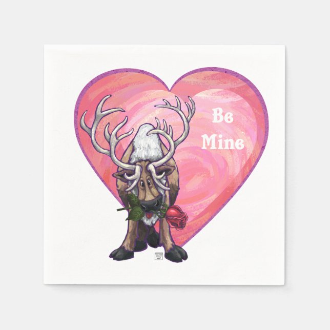 Valentinstag Serviette (Vorderseite)