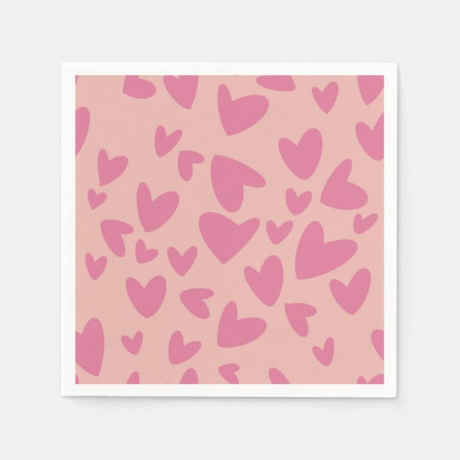 Valentinstag Servietten (Vorderseite)