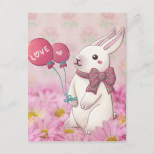 Valentinstag: Sonne & Blume Postkarte