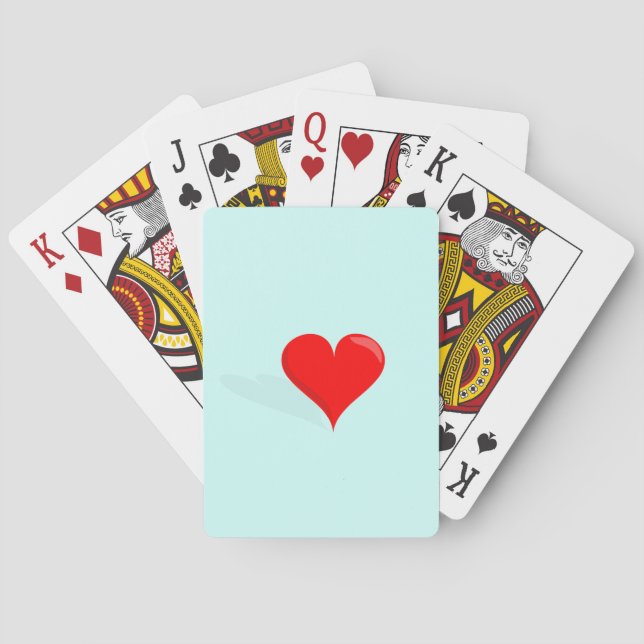 Valentinstag-Spielkarte Spielkarten (Rückseite)
