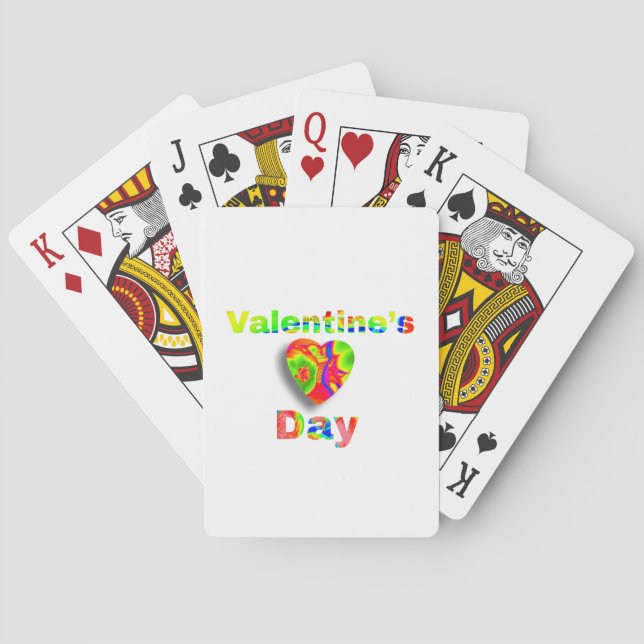 Valentinstag Spielkarten (Rückseite)