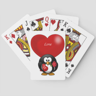 Valentinstag-Spielkartenspiel Spielkarten