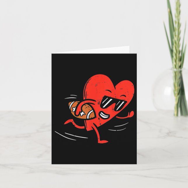 Valentinstag-Sportboys für Herzspiele Karte (Vorderseite)