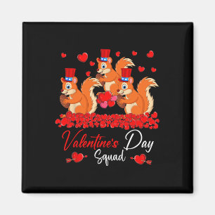 Valentinstag-Squad Drei süße Eichhörnchen Zoo Ani Magnet