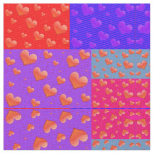 Valentinstag Styling Fabric - Country Deko Stoff