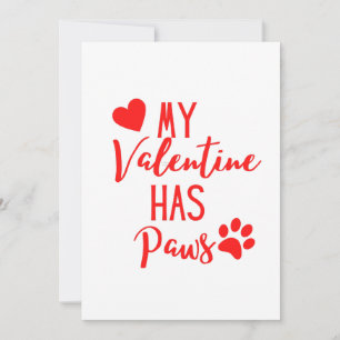 Valentinstag Süße Hundefoto Feiertagskarte