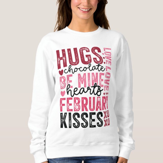 Valentinstag Sweatshirt (Vorderseite)