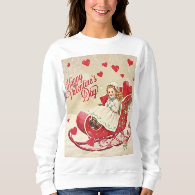 Valentinstag Sweatshirt (Vorderseite)