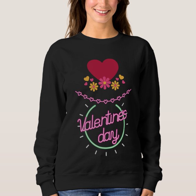 Valentinstag Sweatshirt (Vorderseite)