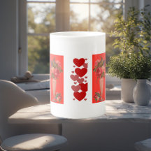 Valentinstag Sweeping Heart Romantische Rose Vase