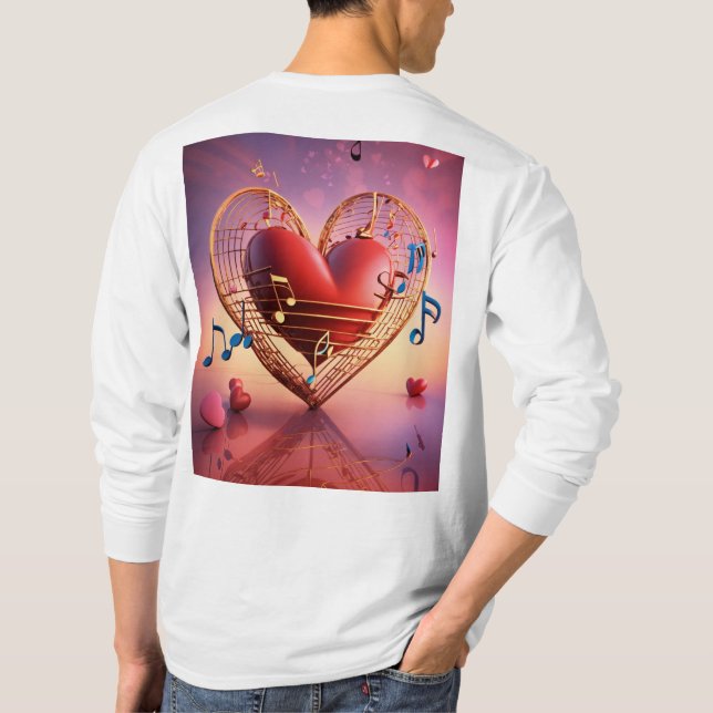 Valentinstag T - Shirt (Rückseite)