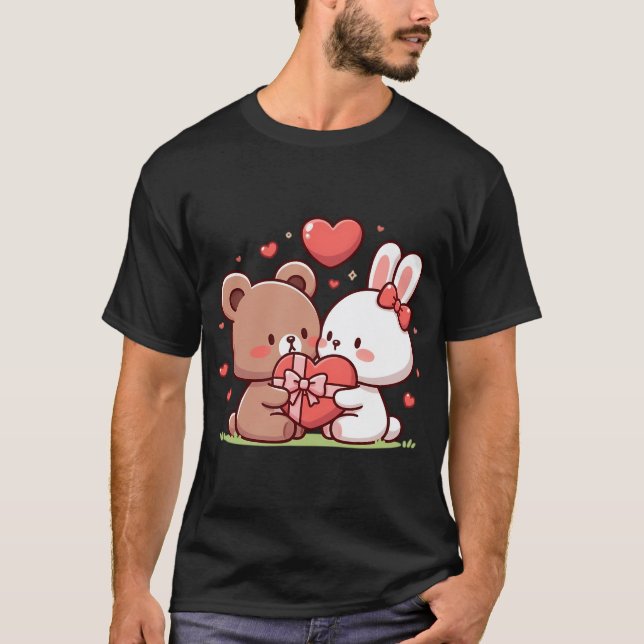 Valentinstag T-Shirt (Vorderseite)