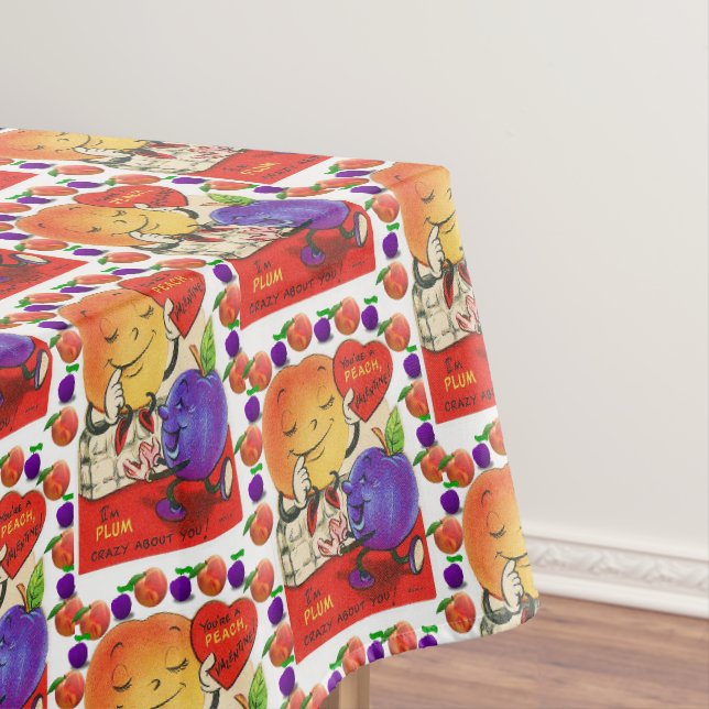 Valentinstag Tablette Pfirsichpflaume Tischdecke (Beispiel)