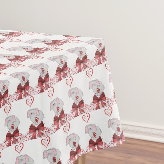 Valentinstag Tablettenvorhang Tischdecke (Beispiel)