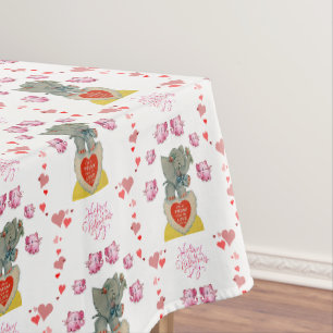 Valentinstag Tablettenvorhang Tischdecke