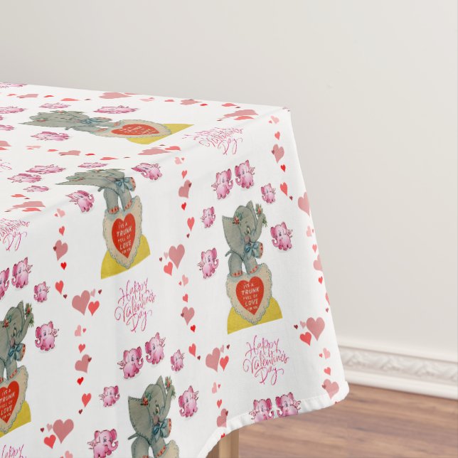 Valentinstag Tablettenvorhang Tischdecke (Beispiel)