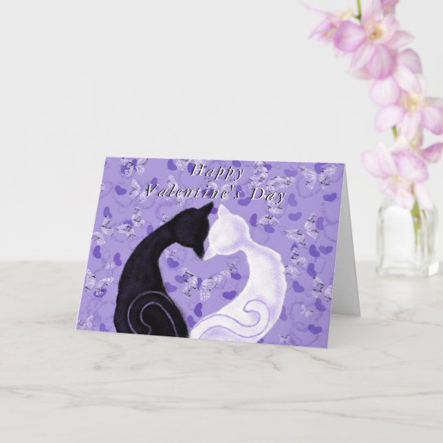 Valentinstag-Tageskarte für Paare Karte (Orchidee)