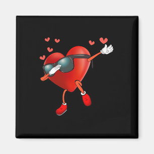 Valentinstag Tanzherz Niedliches Dabbing Magnet