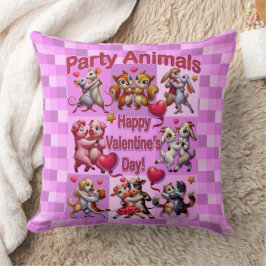 Valentinstag Tanzpaare "Party Animals" Kissen