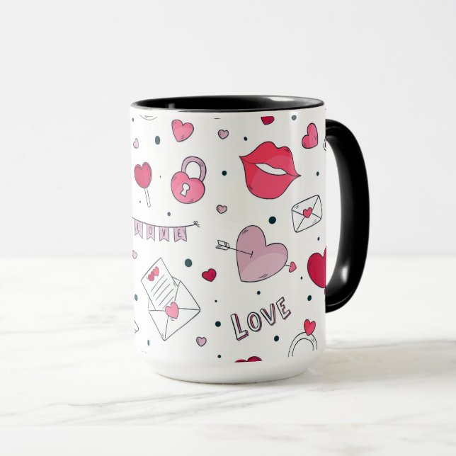 Valentinstag Tasse (VorderseiteRechts)
