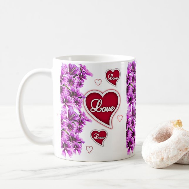 Valentinstag Tasse (Mit Donut)