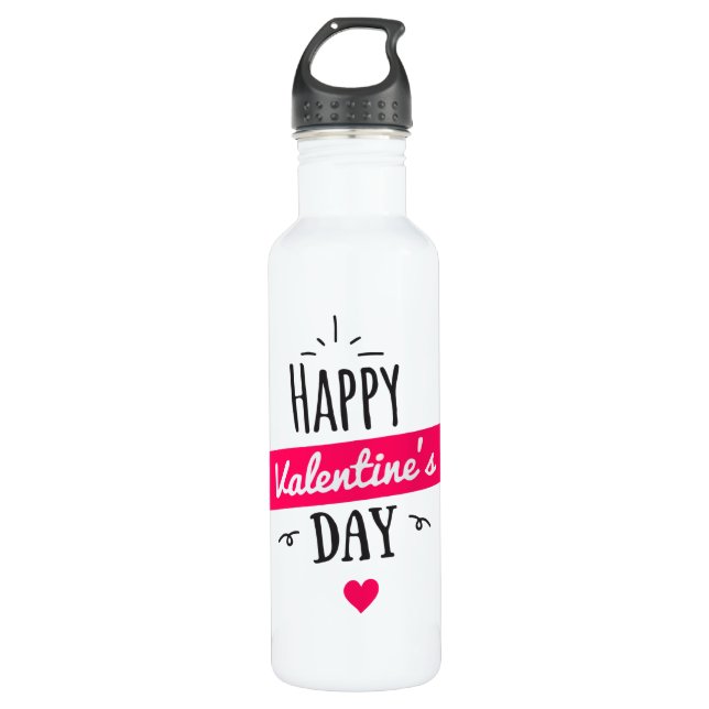 Valentinstag-Tasse Edelstahlflasche (Vorderseite)