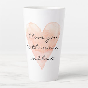 Valentinstag Tasse Geschenk - Liebe zum Mond