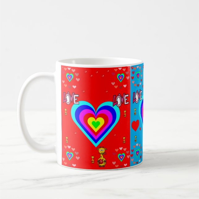 Valentinstag-Tasse Kaffeetasse (Links)